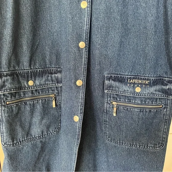 Long denim jacket - Picture 7 of 10